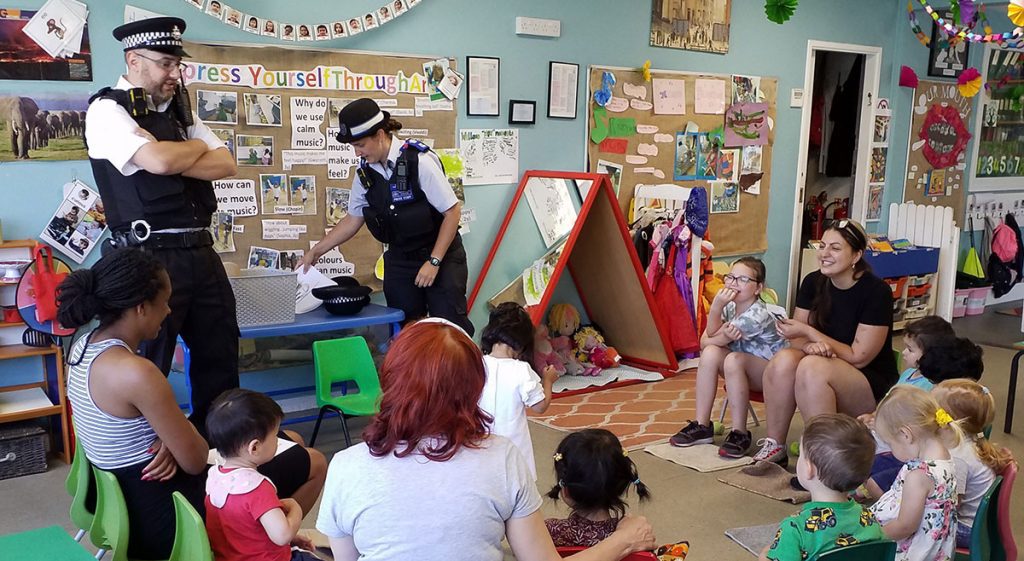 The Police visited our Wimbledon Nursery Pre-school